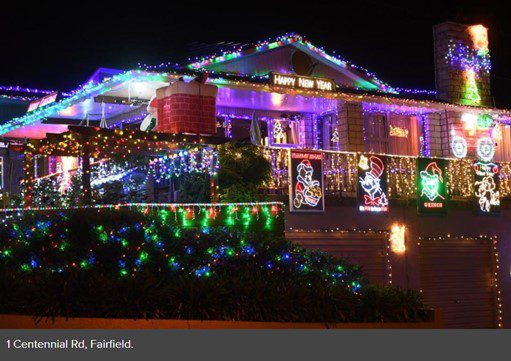 Christmas lights, lower south, 